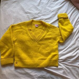 Kate Spade Mustard V-Neck Sweater